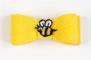 Susan Lanci Bee Hair Bows -Sunshine - Posh Puppy Boutique
