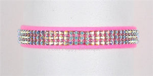 Susan Lanci AB Crystals Color Giltmore Ultrasuede Collars - Many Colors - Posh Puppy Boutique