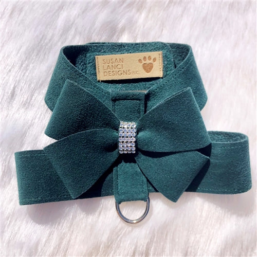 Susan Lanci Nouveau Bow Tinkie Harnesses in Emerald