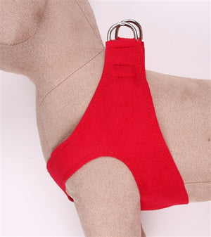 Susan Lanci Solid Plain Pure & Simple Step-In Harnesses - In Many Colors - Posh Puppy Boutique