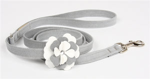Susan Lanci Special Occasion Collection Ultrasuede Dog Leashes - Platinum or Puppy Pink - Posh Puppy Boutique