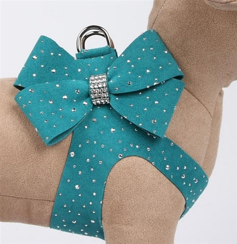 Susan Lanci Silver Stardust with Nouveau Bow Step-In Harness- Many