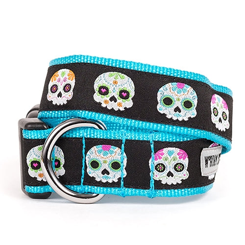 Skeletons Collar and Lead Collection - Black