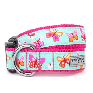 Butterflies Collar and Lead Collection - Posh Puppy Boutique