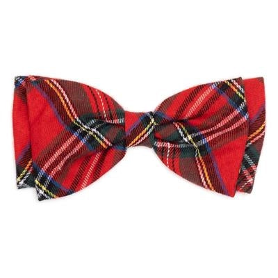 Plaid III Bow Tie - Red