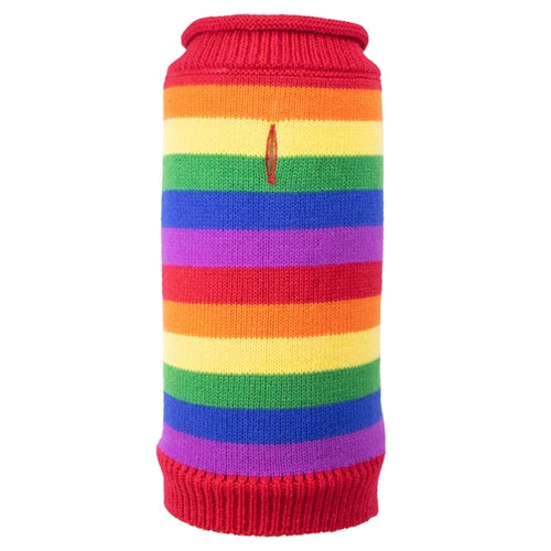Stripe Roll Neck Sweater Rainbow
