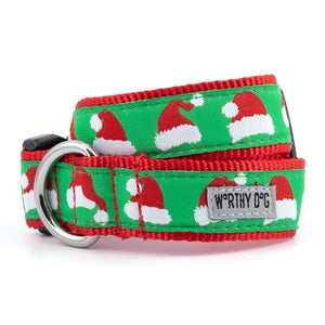 Santa Hats Collar and Lead Collection - Posh Puppy Boutique