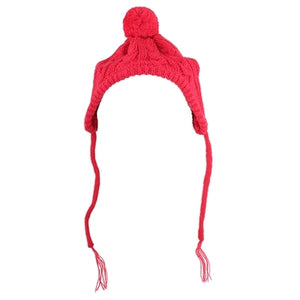 Red Toboggan Hat - Posh Puppy Boutique
