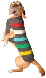 Charcoal Stripe Sweater - Posh Puppy Boutique