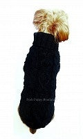 Irish Knit Sweater in Black - Posh Puppy Boutique