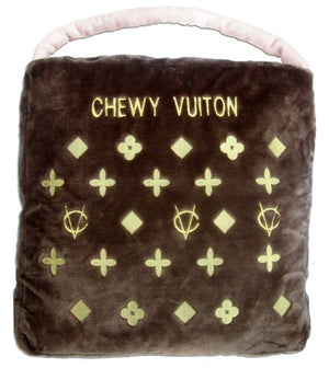 Brown Chewy Vuiton Bed - Posh Puppy Boutique