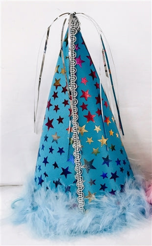 Blue Star Party Hat