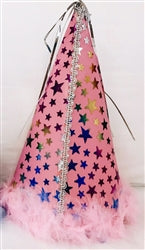 Pink Star Party Hat - Posh Puppy Boutique