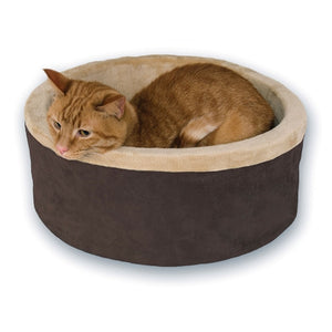Mocha Thermo-Kitty Bed - 2 Sizes - Posh Puppy Boutique