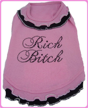 Rich Bitch Dress - Posh Puppy Boutique