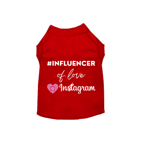 #INFLUENCER of Love & Instagram Tank in Red