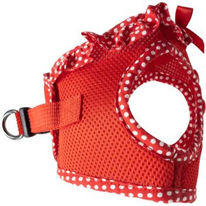 American River Choke Free Dog Harness - Red Polka Dot