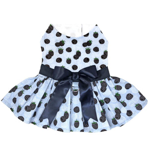 Blackberries Dog Dress with Matching Leash