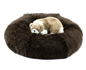 Susan Lanci Shag Bed - Chocolate - Posh Puppy Boutique