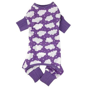 CuddlePup Dog Pajamas - Fluffy Clouds in Purple
