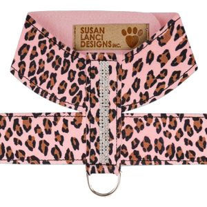 Susan Lanci Jungle Print Collection 3 Row Giltmore Tinkie Harness - Posh Puppy Boutique