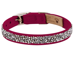 Susan Lanci Crystal Rock Collection Collars in Many Colors - Posh Puppy Boutique