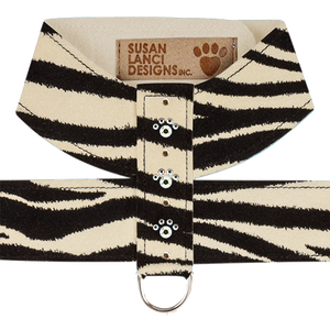 Susan Lanci Crystal Paw Tinkie Harness-Jungle Print Collection - Posh Puppy Boutique