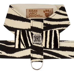 Susan Lanci Big Bow Tinkie Harness- Jungle Print Collection - Posh Puppy Boutique