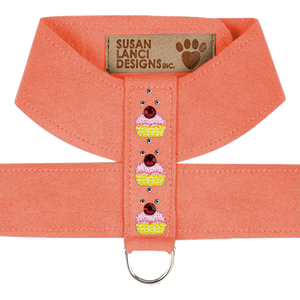 Susan Lanci Cupcake Collection Ultrasuede Tinkie Harnesses - Many Colors - Posh Puppy Boutique
