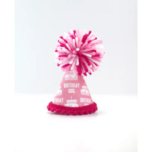 Birthday Girl Pink Ink Party Hat