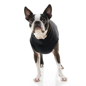 Stretch Fleece Vest For Small and Big Dogs in Black