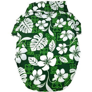 Hawaiian Camp Shirt - Tropical Green