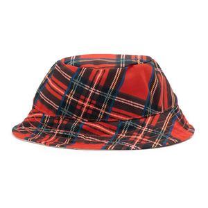 Red Plaid Bucket Hat