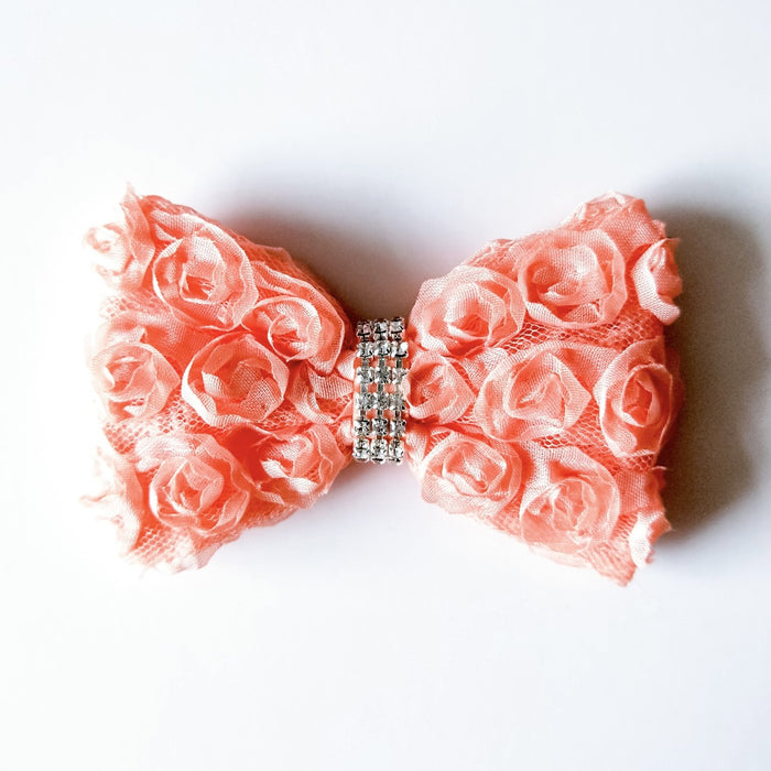 Furever Roses Hair Bow - Inhibition