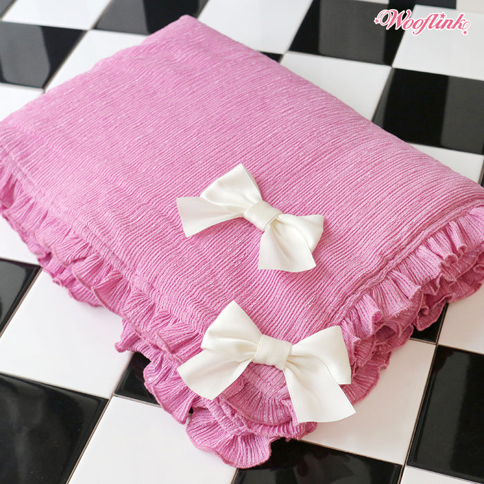 Wooflink Twinkle Blanket Bed in Pink Mauve