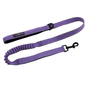Soft Pull Traffic Dog Leash - Paisley Purple