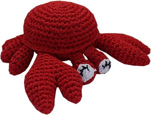Crab Knit Toy