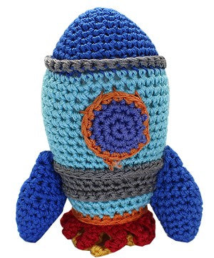 Rocketship Knit Toy