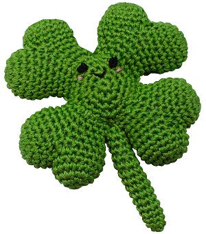 Lucky the Four Leaf Clover Knit Toy
