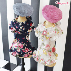 Wooflink Floral Dress - Cream